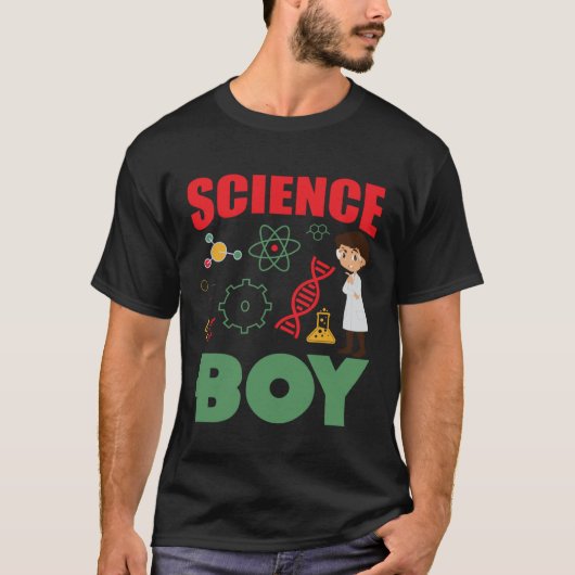 T-shirt Science Boy I Chimie (Devant)
