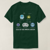 T-shirt Science, Cellules Système Immune Stem Étudiants St (Design devant)