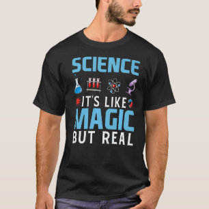 T-shirt Science C'est comme la magie mais la vraie maths c