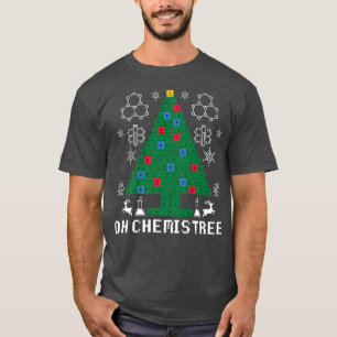 T-shirt Science Christmas Oh Christmas Tree Chemistry Gift