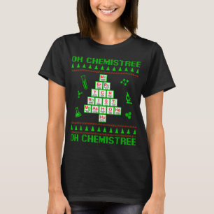 T-shirt Science Christmas Tee Oh Chemist Tree Chemistree C