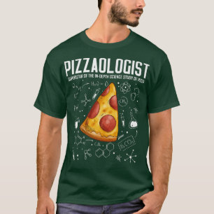 T-shirt Science cool - Etude de Pizzaologiste de la pizza