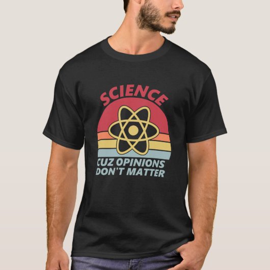 T-shirt Science cool Nerd Funny Science Vintage (Devant)