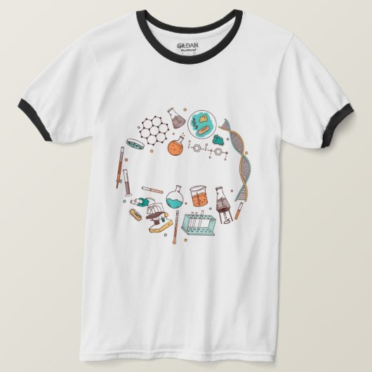 T-shirt Science de la marionnette - Chimie (Design devant)