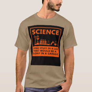 T-shirt Science de la prudence en cours Premium209
