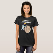 T-shirt Science de l'espace lunaire univers futur A (Devant entier)