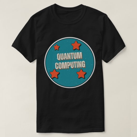 T-shirt Science de l'informatique quantique (Design devant)