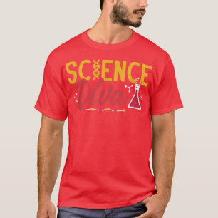 T-shirt Science Diva Chimie Professeur De Biologie En Chim