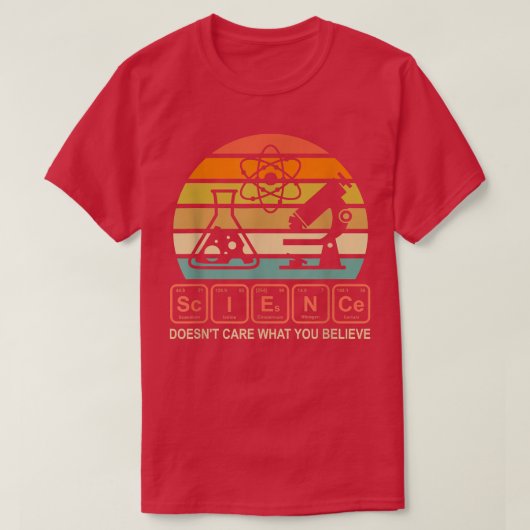 T-shirt Science Doesnt (Design devant)
