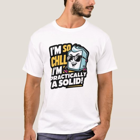 T-shirt Science drôle - Glace cool (Devant)