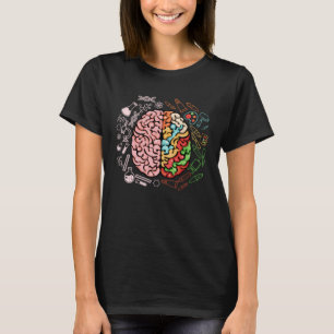 T-shirt Science du cerveau coloré Neuroscience Neurologue