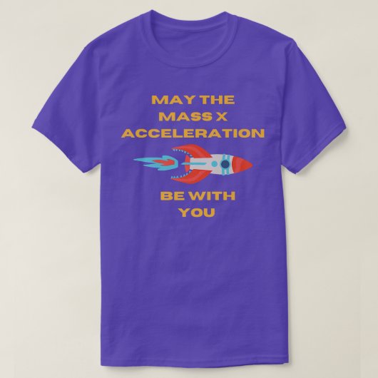 T-shirt Science Enseignant Fun Force X Accélération Concep (Design devant)