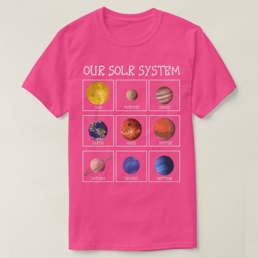 T-shirt Science Espace extra-atmosphérique (Design devant)
