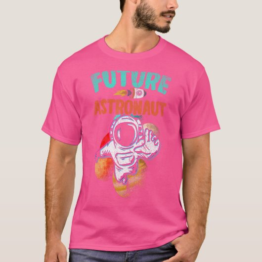 T-shirt Science Espace Rocket Planètes Univers Avenir (Devant)
