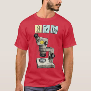 T-shirt Science est Cool, Science, Nerd, Nerdy, Microscope