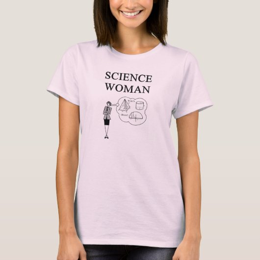T-SHIRT SCIENCE FEMME (Devant)