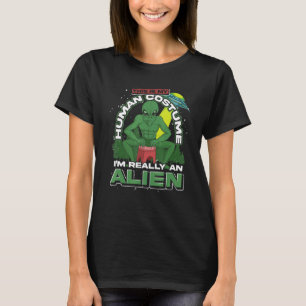 T-shirt Science Fiction Alien Croyant Costume Party Ufo