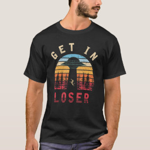 T-shirt Science-Fiction Rétro Croyant Ufo Ufo Enduction