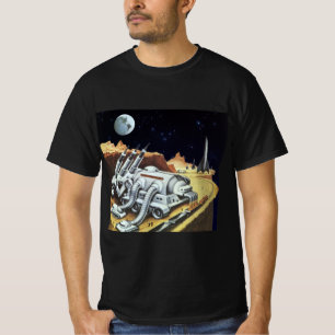 T-shirt Science-fiction vintage, Station spatiale sur la L