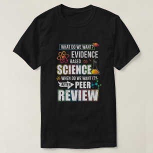 T-shirt Science fondée sur des preuves amusantes après e