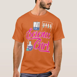 T-shirt Science Girl STEM Biologie Chimie Physique Femmes