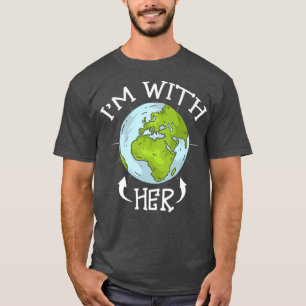 T-shirt Science I'm With Her World Premium 1962