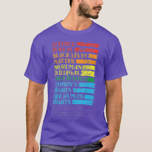 T-shirt Science is Real Black Lives Matter Pride Month