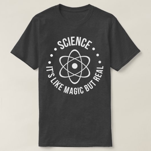 T-shirt SCIENCE Itx27s Comme Magique mais Real Premium TSh (Design devant)