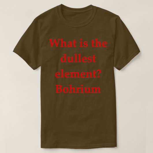 T-shirt Science Joke 57 (Design devant)