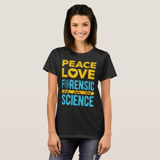 T-shirt Science judiciaire (Devant entier)