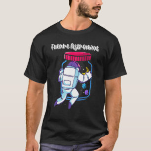 T-shirt Science Junior Astronaute Voyage Spatial Pot Futur