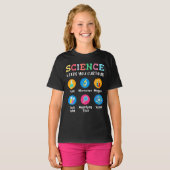 T-shirt Science keeps you curious (Devant entier)