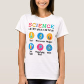 T-shirt Science keeps you curious (Devant)