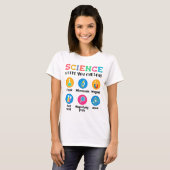 T-shirt Science keeps you curious (Devant entier)