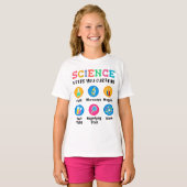 T-shirt Science keeps you curious (Devant entier)