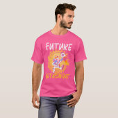 T-shirt Science Kids Universe Rocket Dabbing Future Astron (Devant entier)
