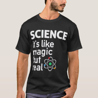 T-shirt Science like magic but real friends boy