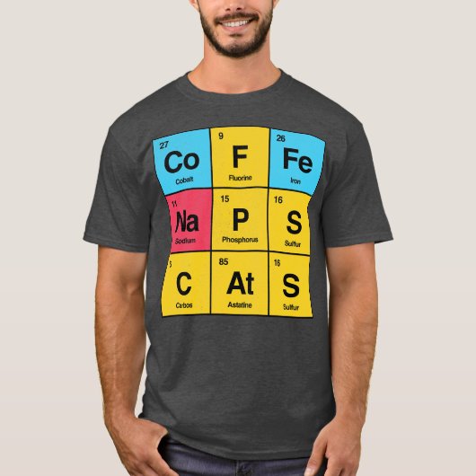 T-shirt Science Naps Cats par Tobe Fonseca (Devant)