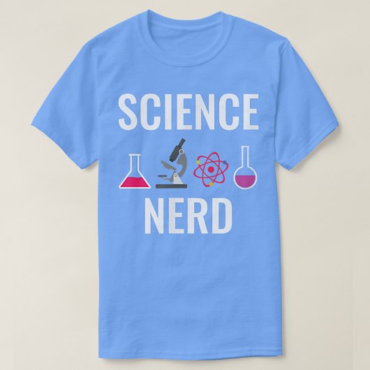 T-shirt Science Nerd (Design devant)
