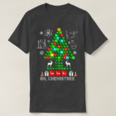 T-shirt Science Noël, Oh Chemist Tree Chemistree Chem (Design devant)
