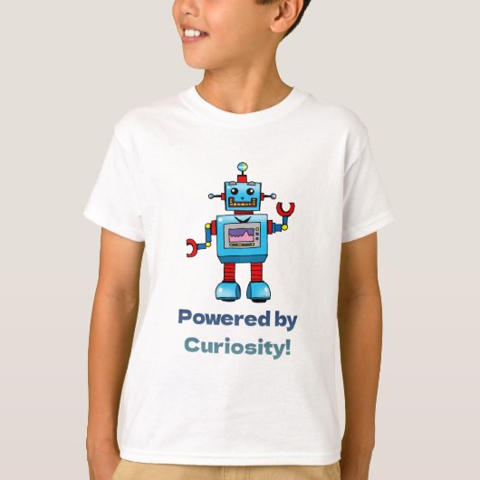 T-shirt science pour les enfants - robot (Devant)