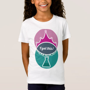 T-Shirt Science Princesse (Muted) Girls Shirt