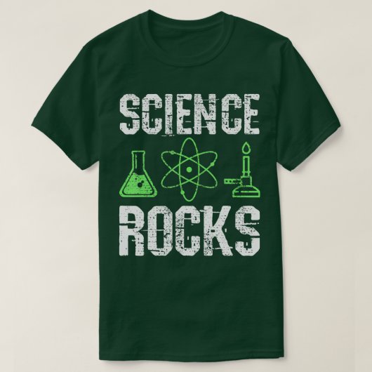 T-shirt Science Rocks Biologiste Chimie Professeur de phys (Design devant)
