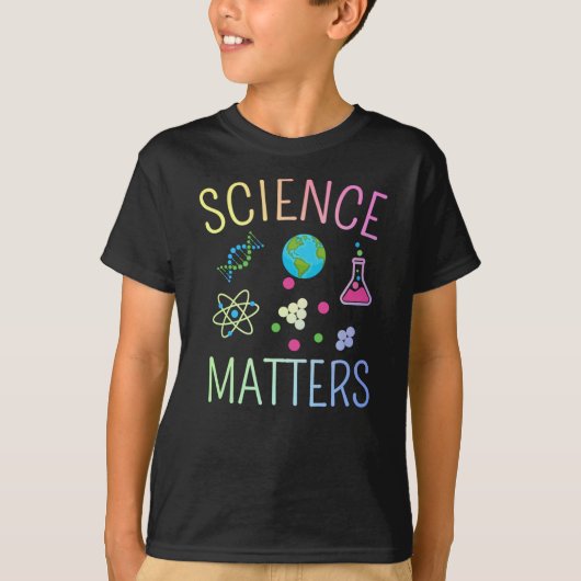 T-shirt Science S - Drôle Sticker de jeu de mots (Devant)