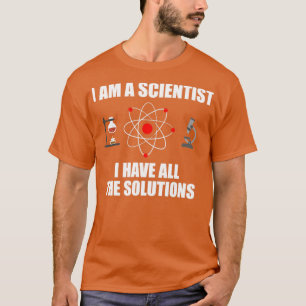 T-shirt Science Scientifique Physique des atomes nerd chim