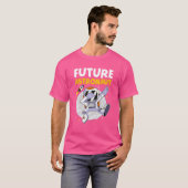 T-shirt Science spatiale Astronomie Dabbing Astronaute du (Devant entier)