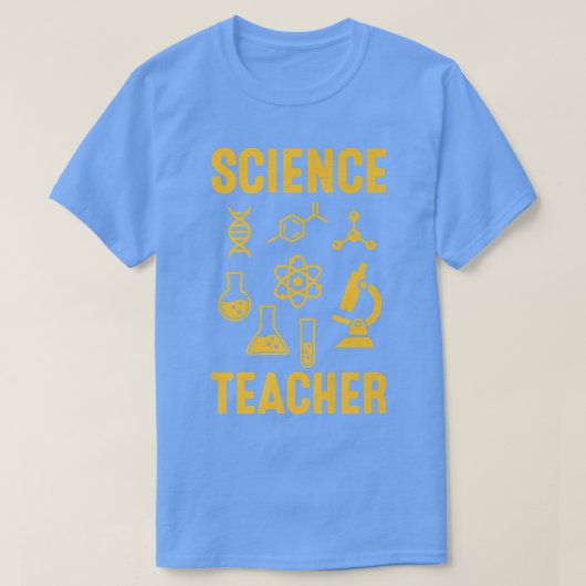 T-shirt Science Teacher First Day of School Funny Back To  (Design devant)