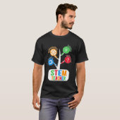 T-shirt Science Technologie Ingénierie Math Enseignant STE (Devant entier)