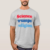 T-SHIRT SCIENCE TRUMP RELIGION (Devant)