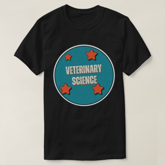 T-shirt Science vétérinaire (Design devant)
